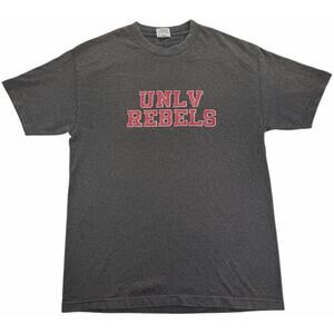 Vintage 90s UNLV Rebels Men's Large T-Shirt College TCX Apparel Nevada Las Vegas